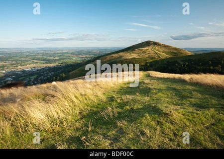Ansicht von Worcestershire Leuchtturm aus North Hill, der Malverns, Worcestershire, Uk Stockfoto