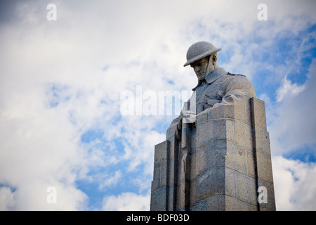 St Julien Kriegerdenkmal nach dem 1. Weltkrieg kanadische Infanterie, Ypern, Flandern, Belgien, Europa Stockfoto