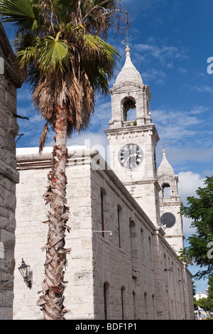 Bermuda, Sandys Parish, Royal Naval Dockyard Uhrentürme Stockfoto