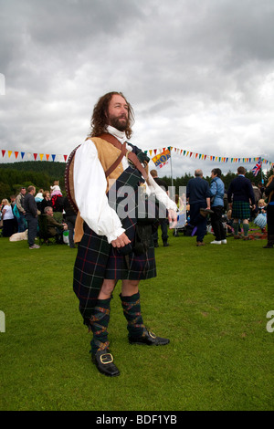 Lonach schottischen Highland Games & sammeln, Donside, Schottland Stockfoto