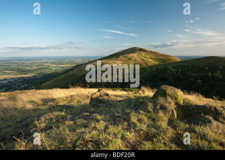 Ansicht von Worcestershire Leuchtturm aus North Hill, der Malverns, Worcestershire, Uk Stockfoto