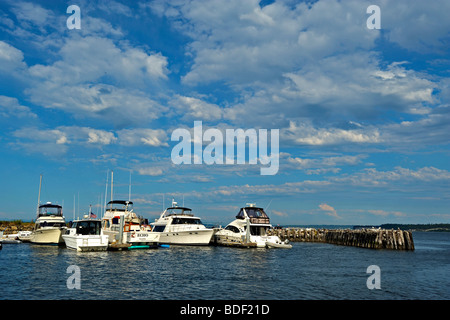 Eine Marina in Port Townsend, Washington, USA Stockfoto