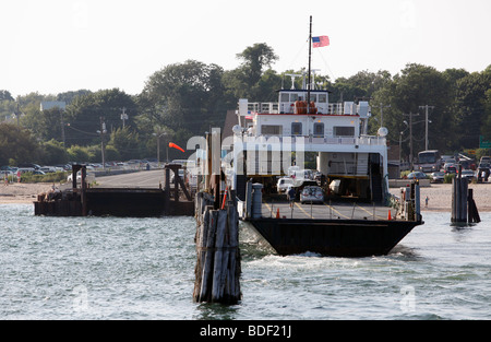 Cross-Sound ferry Terminal, Orient Point, Long Island, New York Stockfoto