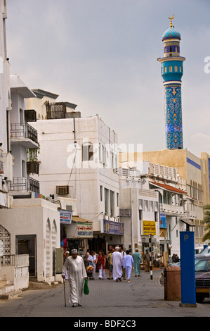 Straßenszene Mutrah Muscat, Sultanat Oman Stockfoto