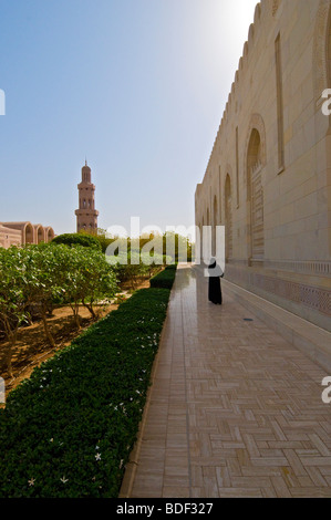 Sultan Qaboos Grand Moschee Muscat Oman Stockfoto