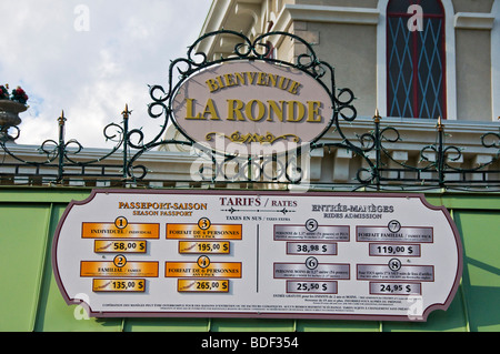 Kinobesuche in La Ronde Vergnügungspark Ile Sainte Helene Montreal Kanada Stockfoto