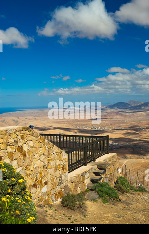 Mirador Morro Velosa Ansicht nach Valle de Santa Ines Betancuria Antigua Fuerteventura Kanaren Spanien Stockfoto