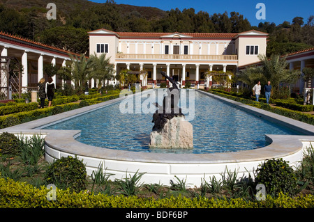 Die Getty Villa in Malibu Stockfoto