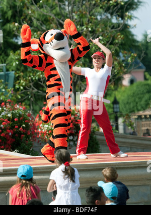 Tigger im Disneyland, Paris, Frankreich Stockfoto