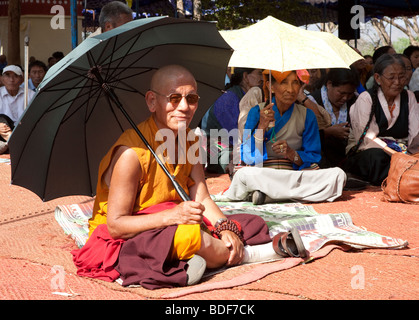 Tibetischen Flüchtlingen In Bylakuppe Bundesstaat Karnataka Indien Stockfoto