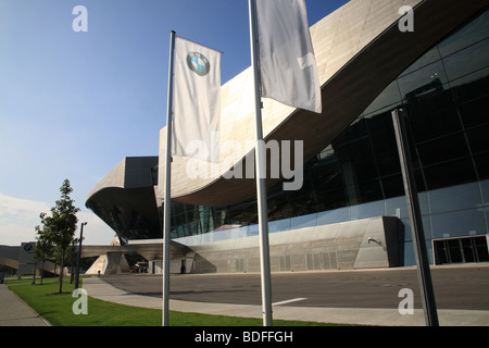 BMW Welt, BMW-Welt, Verteilung und Discovery Center, München, Bayern, Deutschland, Europa Stockfoto