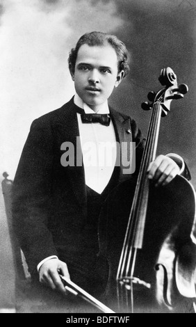 PABLO CASALS - spanische Cellist und Komponist (1876-1973) Stockfoto