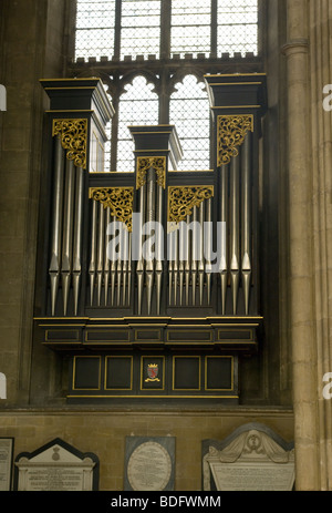 Innere die Orgel Rohre In der Kathedrale von Canterbury Kent England uk Stockfoto