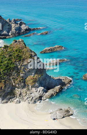 Klippen von Capo Vaticano, Tyrrhenischen, Kalabrien, Italien, Italien, Südeuropa Stockfoto