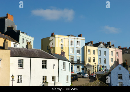 Tenby Hafen, Pembrokeshire, Wales Stockfoto