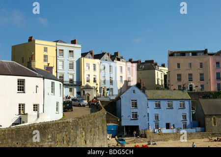 Tenby Hafen, Pembrokeshire, Wales Stockfoto