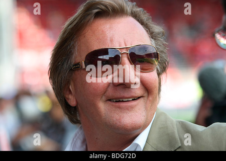 Harald Strutz, Präsident des Fußballvereins Mainz 05, Fussball-Bundesliga-Fußball-Liga 3. Spieltag: FSV Mainz 05 - FC Ba Stockfoto