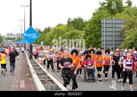 Manchester 10K laufen 17. Mai 2009 Stockfoto