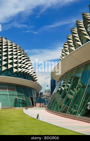 Die Esplanade - Theater an der Bucht, Singapur SIN Stockfoto