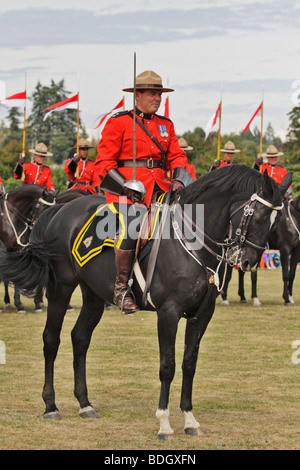 Royal Canadian Mounted Police musical Ride-Victoria, British Columbia, Canada. Stockfoto