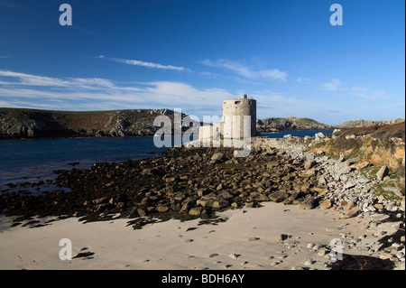 Cromwell Schloss Tresco Isles of Scilly Cornwall UK Stockfoto