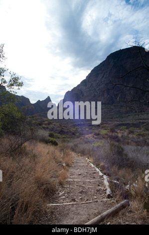 Die Fenster im Big Bend National Park im Südwesten Texas Trail Stockfoto