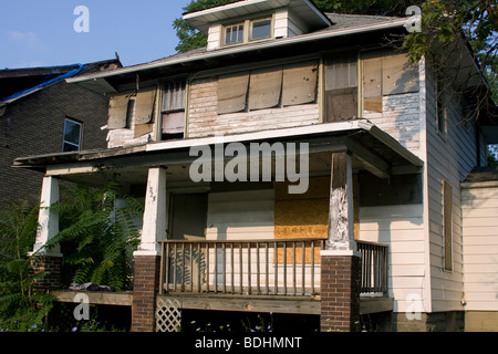 Verlassene wohnungen Flint, Michigan, USA, durch Dembinsky Foto Assoc Stockfoto