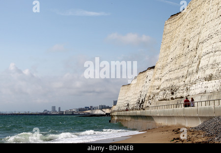 Undercliff Fuß von Rottingdean nach Brighton in Brighton Stockfoto