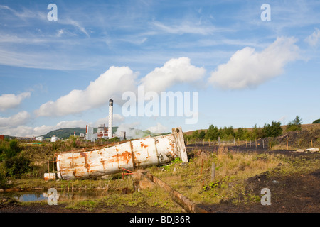 Fife-Kraftwerk ein Gasturbinen-Kraftwerk auf dem Gelände der ehemaligen Tagebau Westfield Zeche, in der Nähe von Ballingry, Schottland Stockfoto