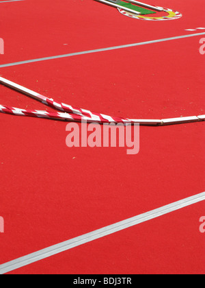 Mini Auto Track Rennstrecke im freien Stockfoto