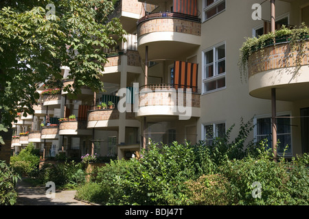 Grosssiedlung Siemensstadt, Charlottenburg-Wilmersdorf, Berlin, Deutschland Stockfoto