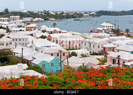 Bermuda Atlantik St.-Georgs-Pfarrkirche St. Georg Stockfoto