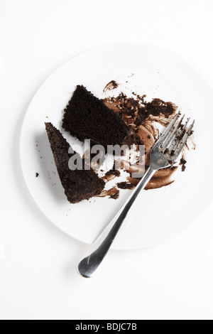 Schokoladen-Kuchen Stockfoto