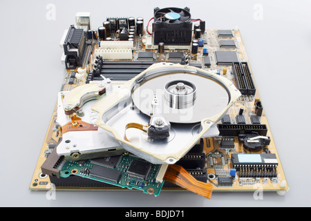 Computer-Teile Stockfoto