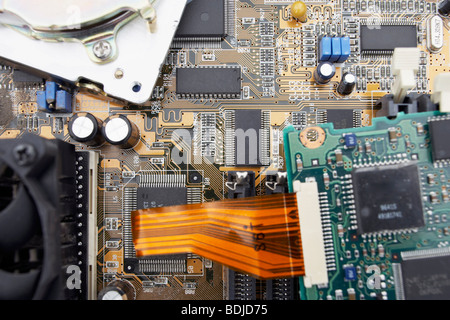 Nahaufnahme von Computerteile Stockfoto