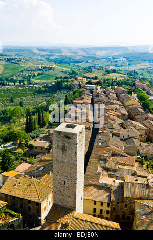 San Gimignano, Provinz Siena, Toskana, Italien Stockfoto