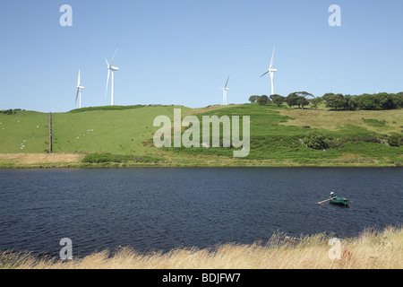 Windpark, Ardrossan, Ayrshire, Schottland, Großbritannien Stockfoto