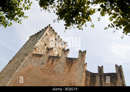 Scaliger Burg, Torri del Benaco, Gardasee, Provinz von Verona, Italien Stockfoto