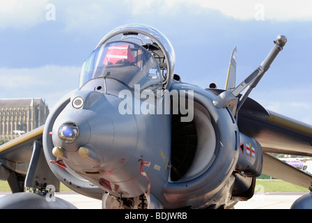 Eine British Aerospace Harrier GR7 Cockpit Stockfoto