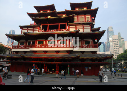 Buddha Tooth Relic Temple und Museum, Chinatown, Singapur Stockfoto