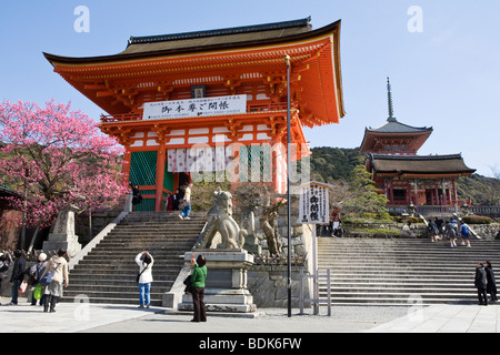 Kiyomizudera reines Wasser Tempel in Kyoto, Japan Stockfoto