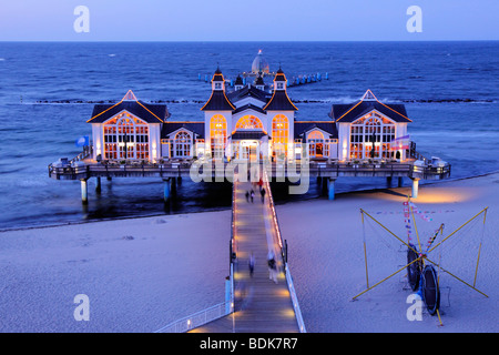 Sellin Rügen Insel, Pier, Norddeutschland, Ostseeküste Stockfoto