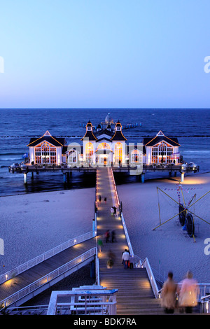 Sellin Rügen Insel, Pier, Norddeutschland, Ostseeküste Stockfoto