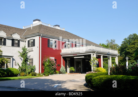 Historische Daniel Webster Inn und Restaurant in der Innenstadt von Sandwich, Massachusetts, Cape Cod Stockfoto