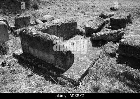 Leontinoi, griechische Grab Stockfoto