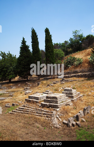 Leontinoi, griechische Grab Stockfoto