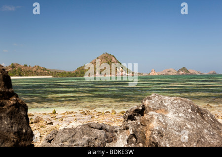 Indonesien, Lombok, Kuta, Strand Stockfoto