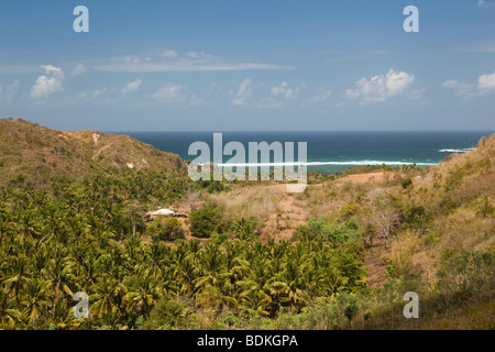 Indonesien, Lombok, Serenting, Küstenlandschaft Stockfoto