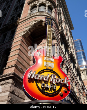 Hard Rock Cafe in Philadelphia, Pennsylvania, PA, USA. Stockfoto