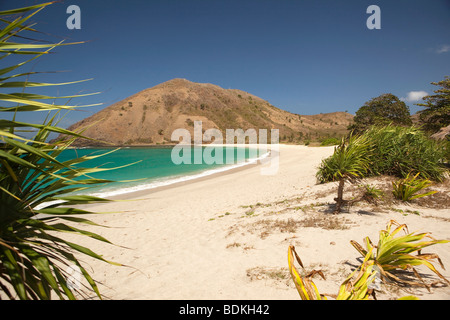 Indonesien, Lombok, South Coast, Mawun, Strand Stockfoto